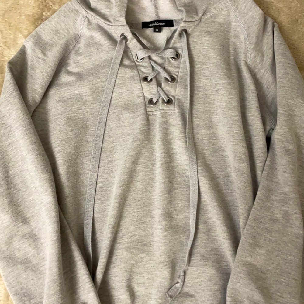 Ambiance gray hoodie